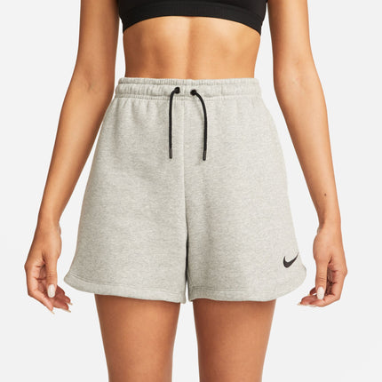 Bermuda sportivi Nike Fleece Park 20 donna nero bianco