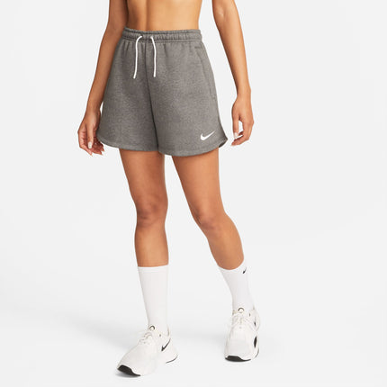 Bermuda sportivi Nike Fleece Park 20 donna nero bianco