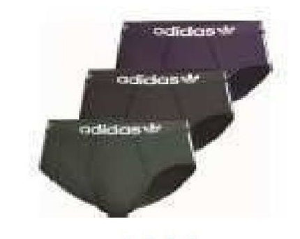 Slip adidas uomo set 3 pezzi in cotone