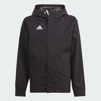 Giacca impermeabile adidas Entrada 22 junior con cappuccio