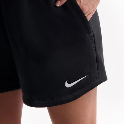 Bermuda sportivi Nike Fleece Park 20 donna nero bianco