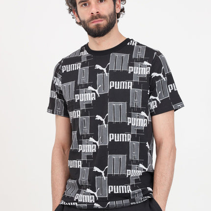 T-SHIRT ESS+ LOGO LAB AOP 678982-02