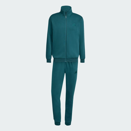 Tuta adidas fleece uomo con 3 strisce