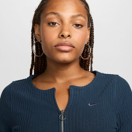 Cardigan Full-Zip Nike Sportswear Chill Rib FN3682-010