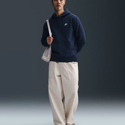 FELPA CON CAPPUCCIO FLEECE NIKE CLUB FN3859-100