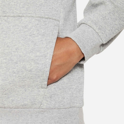 Felpa con cappuccio Nike Sportswear Club Fleece kids grigio scuro melange