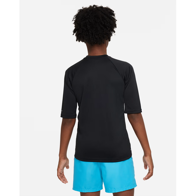 T-shirt sportiva Nike Swim Hydroguard Essential kids nera