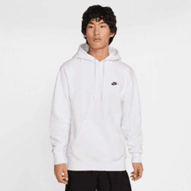 FELPA CON CAPPUCCIO FLEECE NIKE CLUB FN3859-100