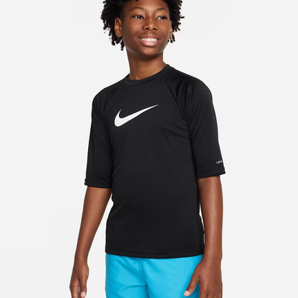 T-shirt sportiva Nike Swim Hydroguard Essential kids nera
