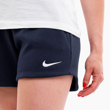 Bermuda sportivi Nike Fleece Park 20 donna nero bianco