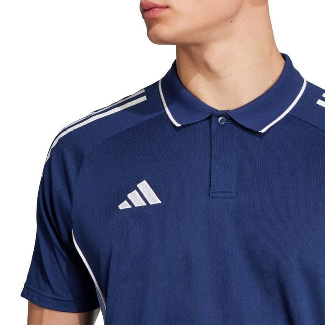 Polo tecnica adidas Tiro 25 Competition uomo blu navy