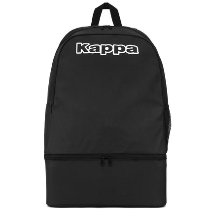 Zaino Kappa Black unisex con tasca frontale